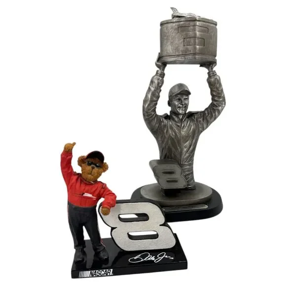 Dale Earnhardt Jr Lot Collectables 1st Daytona 500 win Trophy zippo Budweiser - Picture 7 of 13